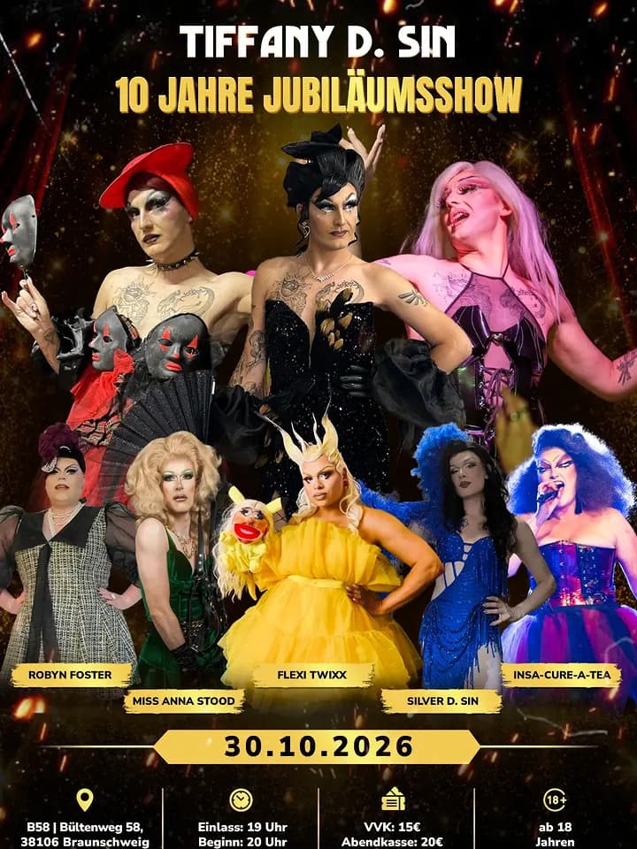 Tiffany D. Sin – 10 Jahre Jubiläumsshow