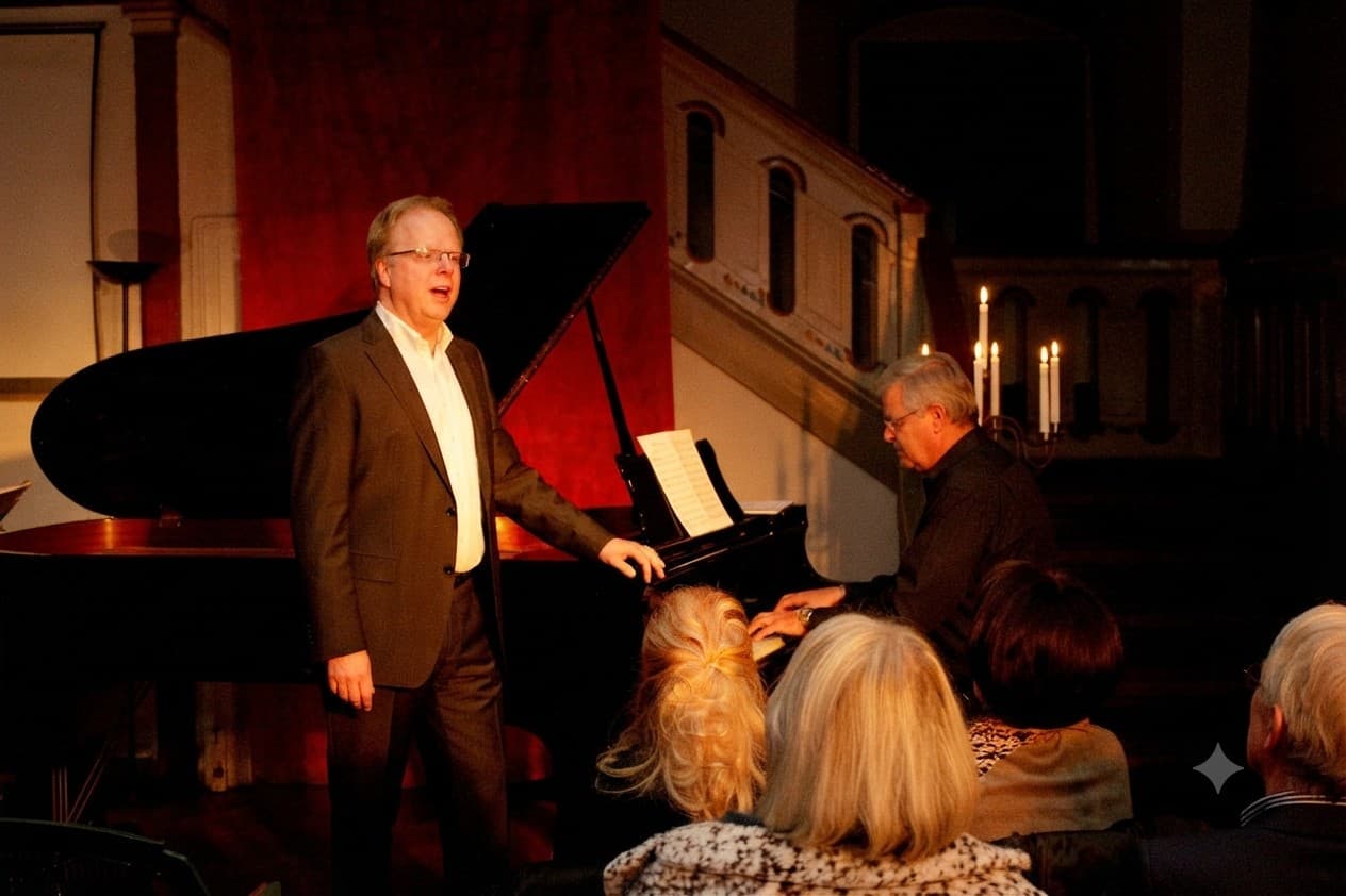 Ulrich singt die Winterreise und Thomas erklärt sie.